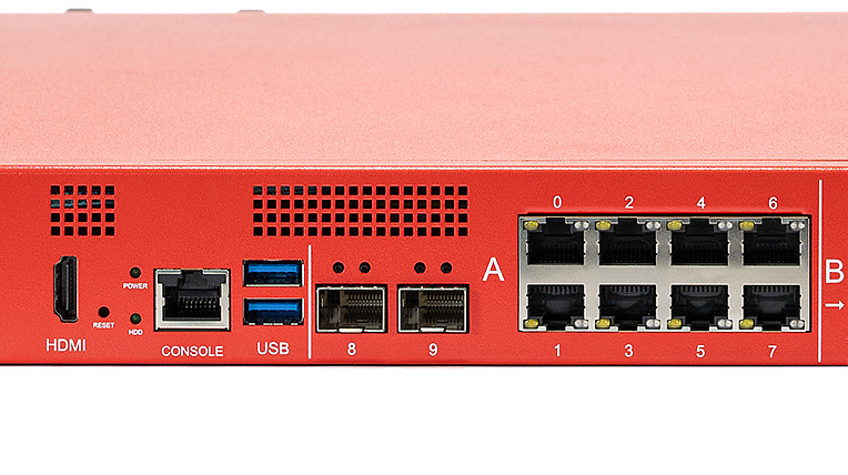Frontansicht der Securepoint UTM-Firewall RC350R Generation 6