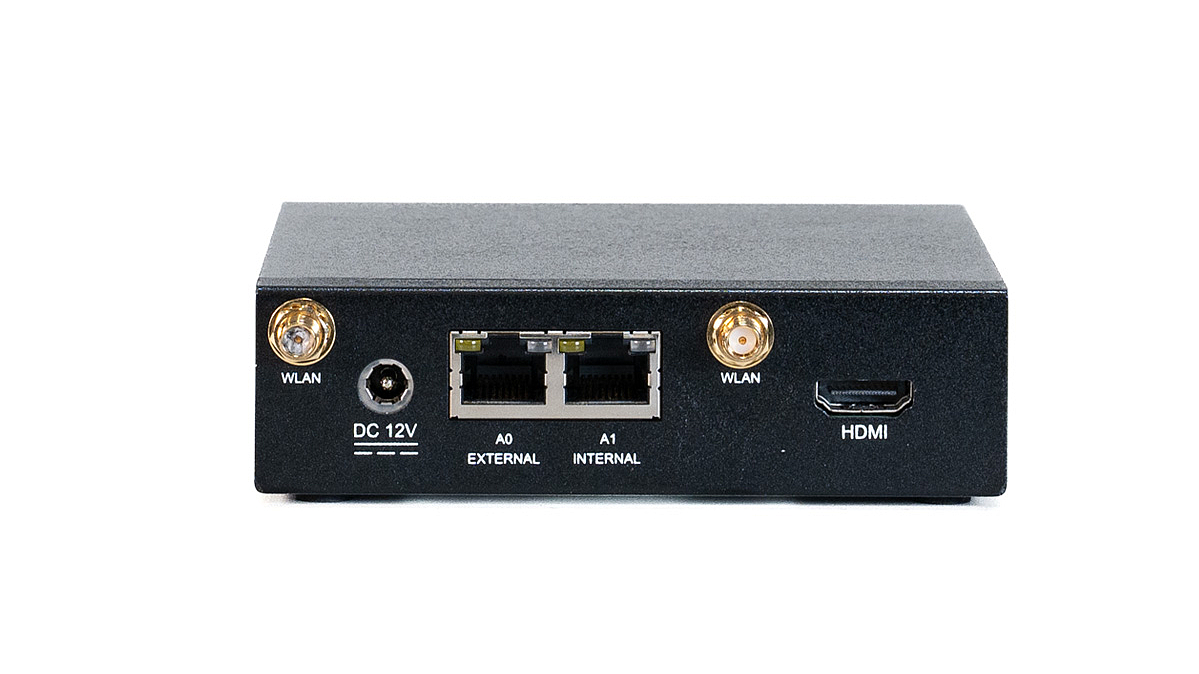 Rückansicht der Securepoint Black Dwarf G5 UTM-Firewall