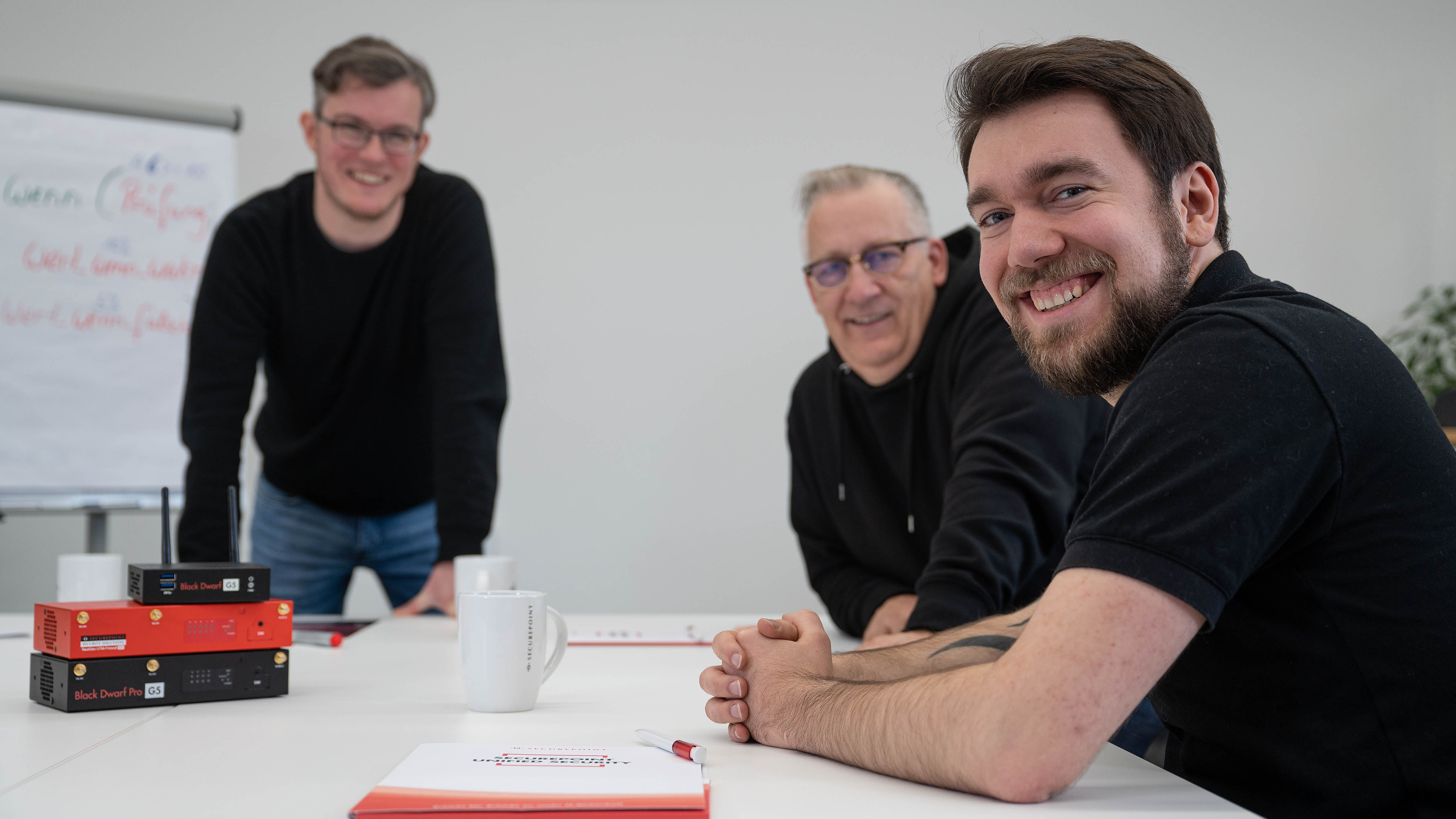 Securepoint Mitarbeiter in einer Schulung
