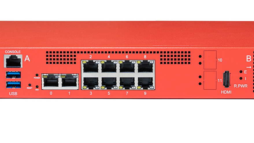 Securepoint RC300S G6 - Vorderseite Ansicht der RC300S G6 Firewall von vorne