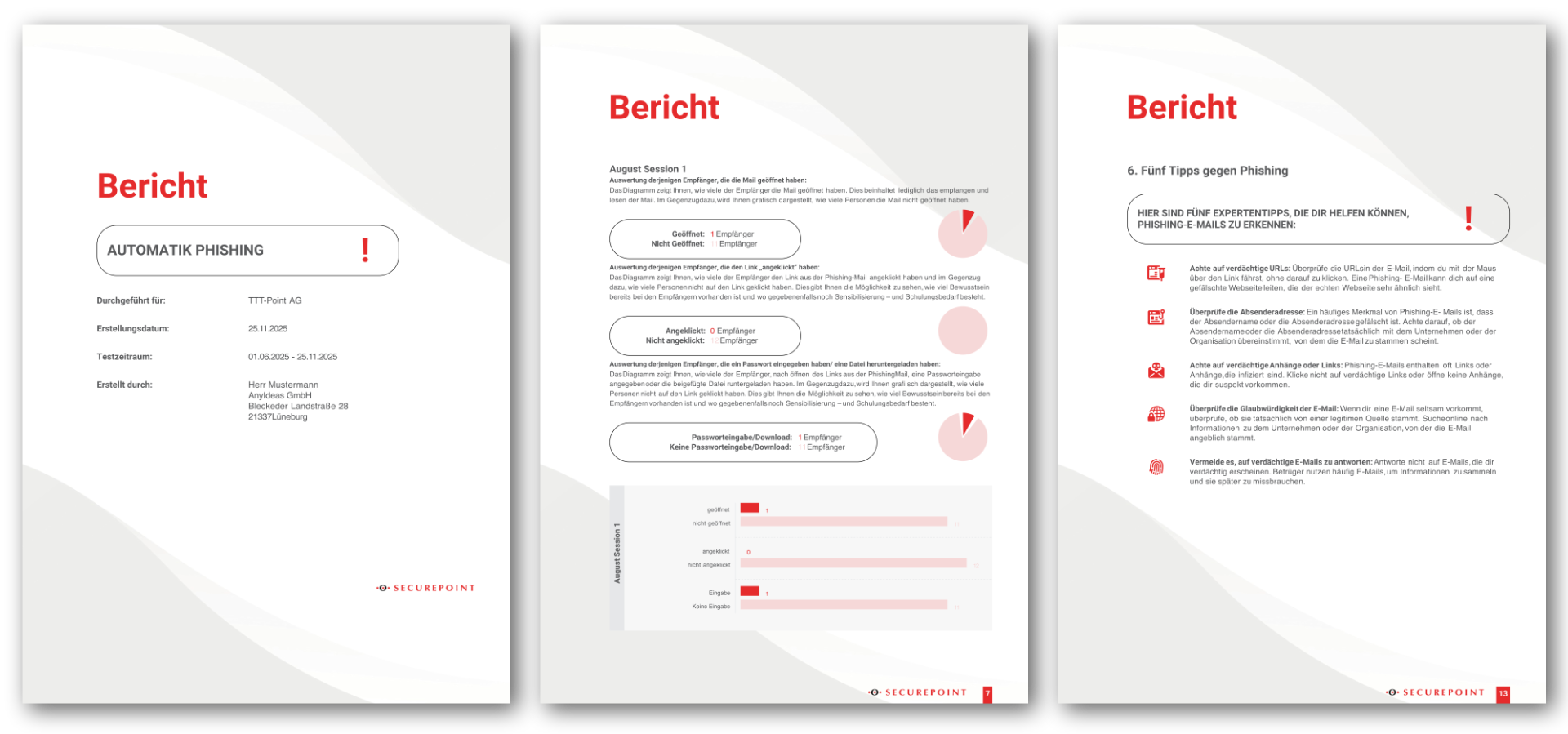 Auswertungsmuster von Awareness Next Darstellung der Auswertungsmuster von Awareness Next