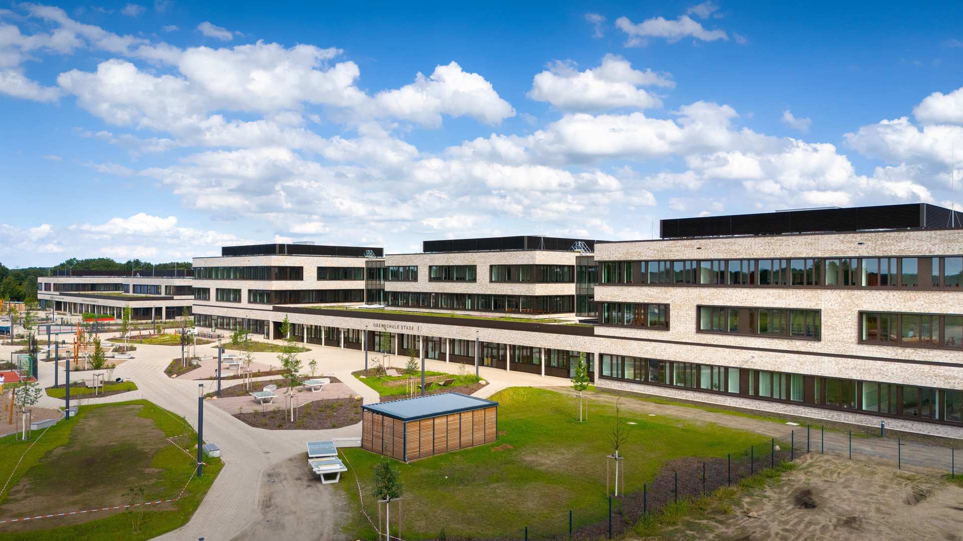 Oberschule Stade Sicht auf die Oberschule Stade